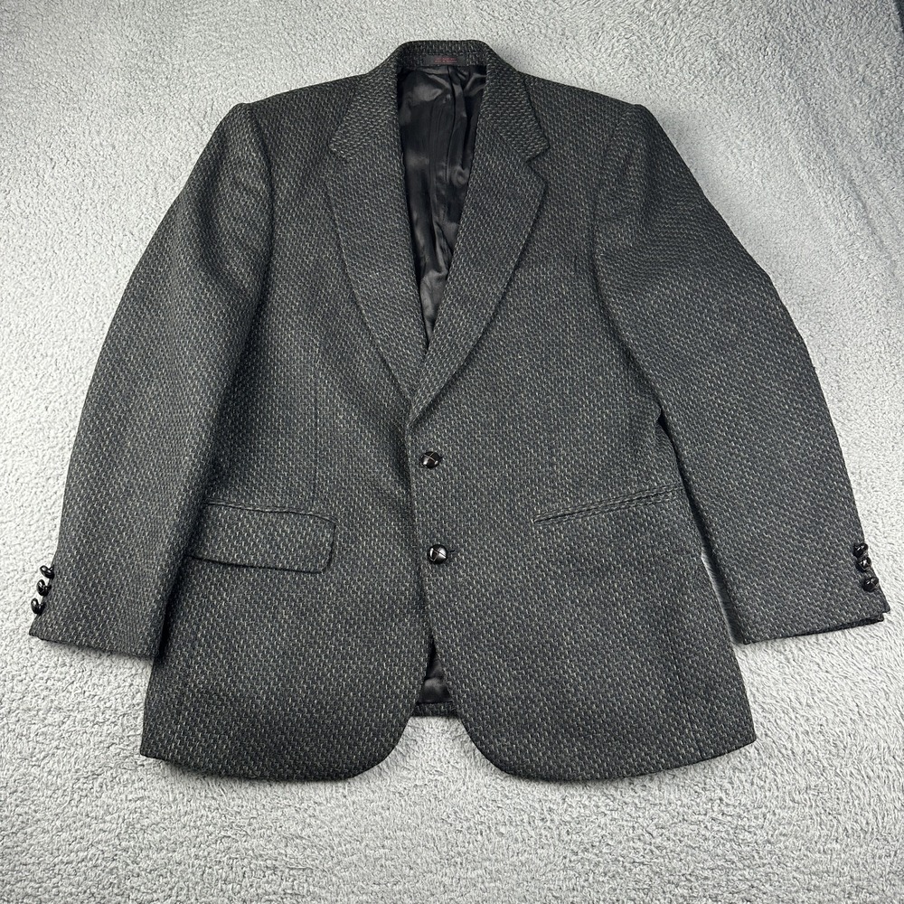 John Weitz Essentials Blazer Mens 42R Wool Sport Coat Classic Jacket